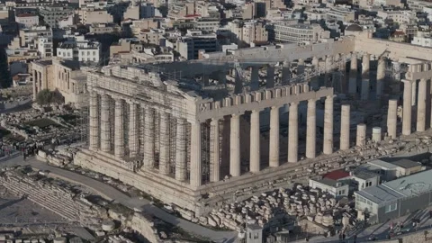 Athens Greece, Acropolis 4K+ Dlog Stock Footage 256984766