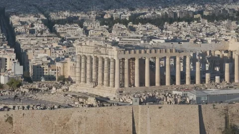 Athens Greece, Acropolis 4K+ Dlog Stock Footage 256985943
