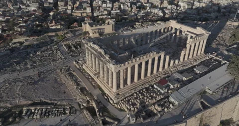 Athens Greece, Acropolis 4K+ Dlog Stock Footage 257001439