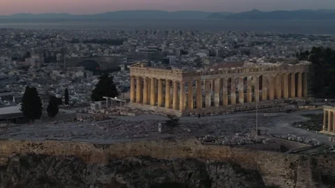 Athens Greece, Acropolis 4K+ Dlog Stock Footage 257017725