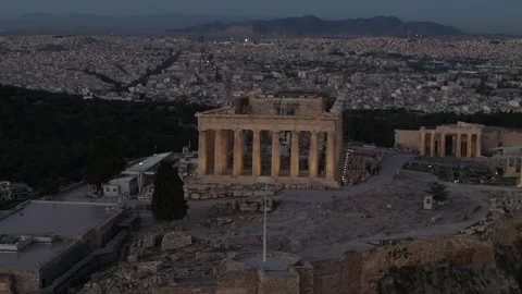 Athens Greece, Acropolis 4K+ Dlog Stock Footage 257018043