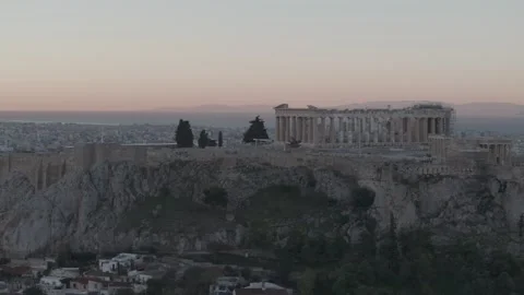 Athens Greece, Acropolis 4K+ Dlog Stock Footage 257051573