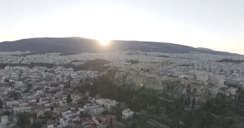 Athens Greece, Acropolis 4K+ Dlog Stock Footage 257066374