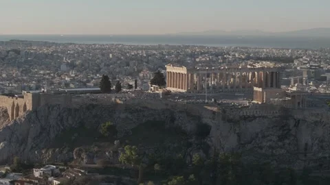 Athens Greece, Acropolis 4K+ Dlog Stock Footage 257066974