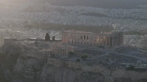 Athens Greece, Acropolis 4K+ Dlog Stock Footage 257067412