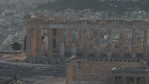 Athens Greece, Acropolis 4K+ Dlog Stock Footage 257131156
