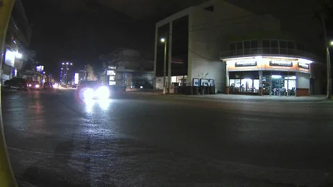Athens Greece Night Timelapse 스톡 동영상 99009754
