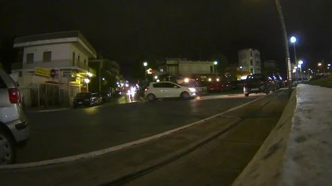 Athens Greece Night Timelapse 스톡 동영상 99009758