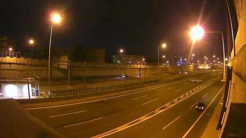 Athens Greece Night Timelapse 스톡 동영상 99009769