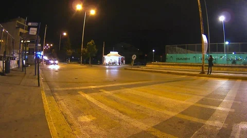 Athens Greece Night Timelapse 스톡 동영상 99009786