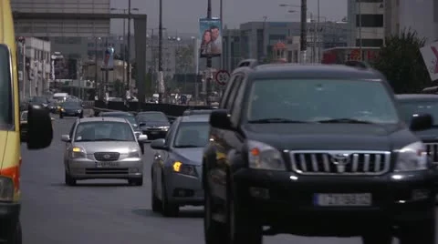 Athens highway 1 Stockbeeldmateriaal 11330210