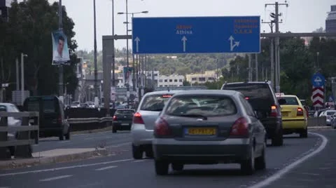 Athens highway 2 Stock Footage 11330169