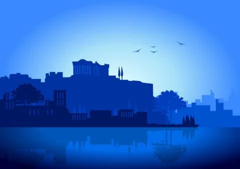 Athens Stock Illustration