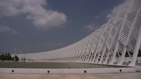 Athens olympic complex 1 스톡 동영상 11332780