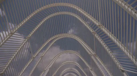 Athens olympic complex 2 Stock Footage