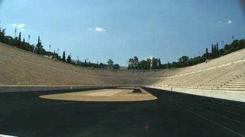 Athens Olympic Stadium 库存影片 490974