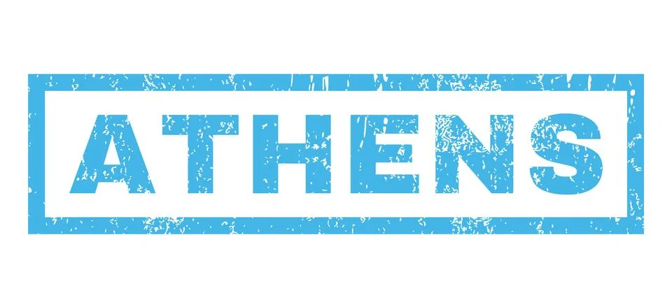 Athens Rubber Stamp Stock Illustration