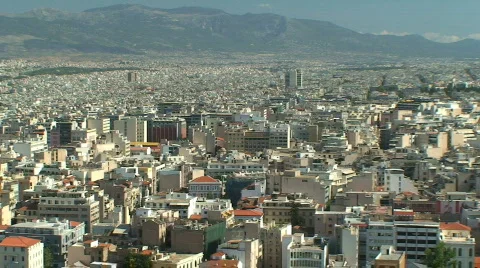 Athens Skyline 库存影片 491008