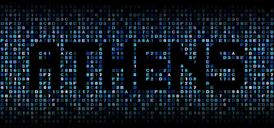 Athens text on hex code illustration Stock Illustration