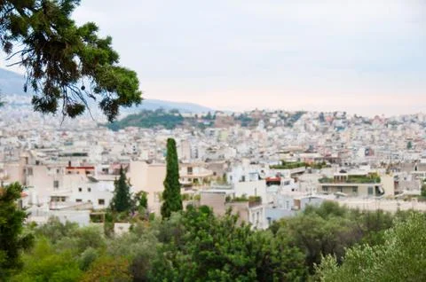 Athens view Stock Photos