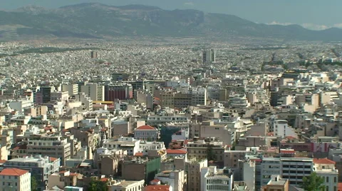 Athens Wide Shot 库存影片 927633