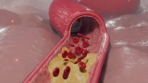 Atherosclerosis of the Artery Video stock 307431341