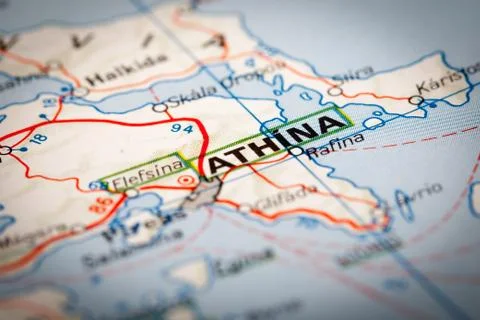 Athina city Stock Photos