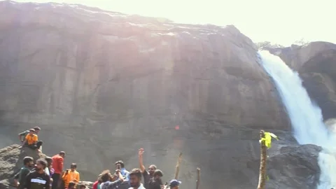 Athirappilly water falls in Kerala, India. Stock Footage 230977341