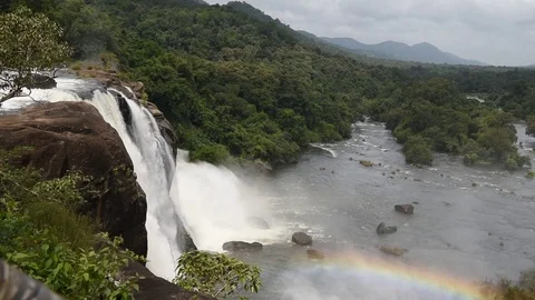 Athirappilly Waterfalls 스톡 동영상 83527912