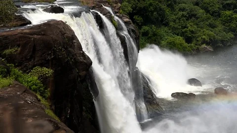 Athirappilly Waterfalls 스톡 동영상 83528127