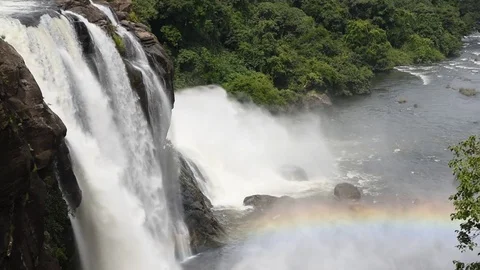 Athirappilly Waterfalls 스톡 동영상 83528239