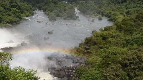Athirappilly Waterfalls 스톡 동영상 83529897
