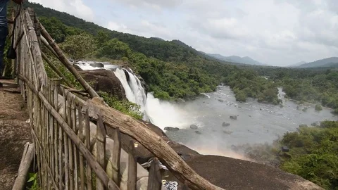 Athirappilly Waterfalls 스톡 동영상 83535464