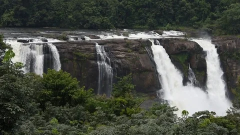 Athirappilly Waterfalls 스톡 동영상 83569609