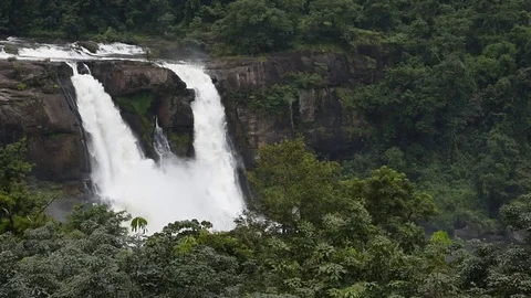 Athirappilly Waterfalls 스톡 동영상 83570063
