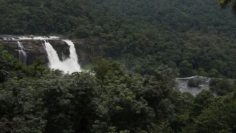 Athirappilly Waterfalls 스톡 동영상 83571013