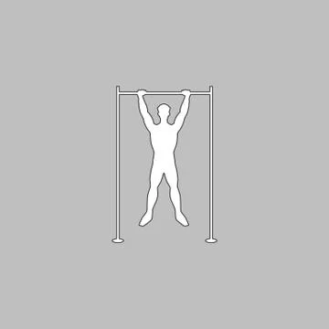 Athlete computer symbol Stock Illustration