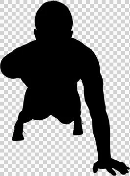 Athlete doing one hand push-ups Illustrazione stock