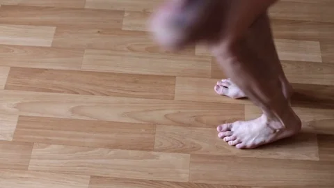 Athlete doing workout with a skipping rope Stock-Footage 74658684