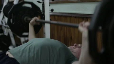 The Athlete in the Gym Doing Exercises Stock Footage 66260044