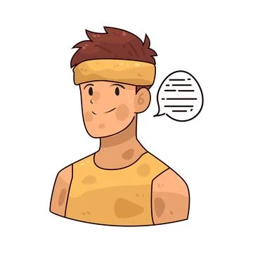 Athlete illustration Stock Illustration