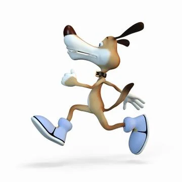 The athlete on jog. Stock Illustration