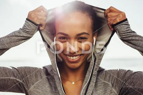 Athlete relaxing after workout Stock Photos