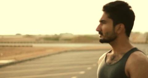 Athlete Runner Stock Footage 92580640