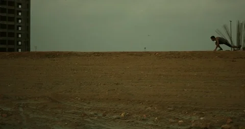 Athlete Runner Stock Footage 92580849