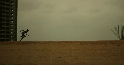 Athlete Runner Stock Footage 92580909