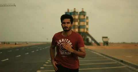 Athlete Runner Stock Footage 92580933