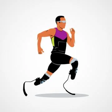 Athlete runner Icon Illustrazione stock