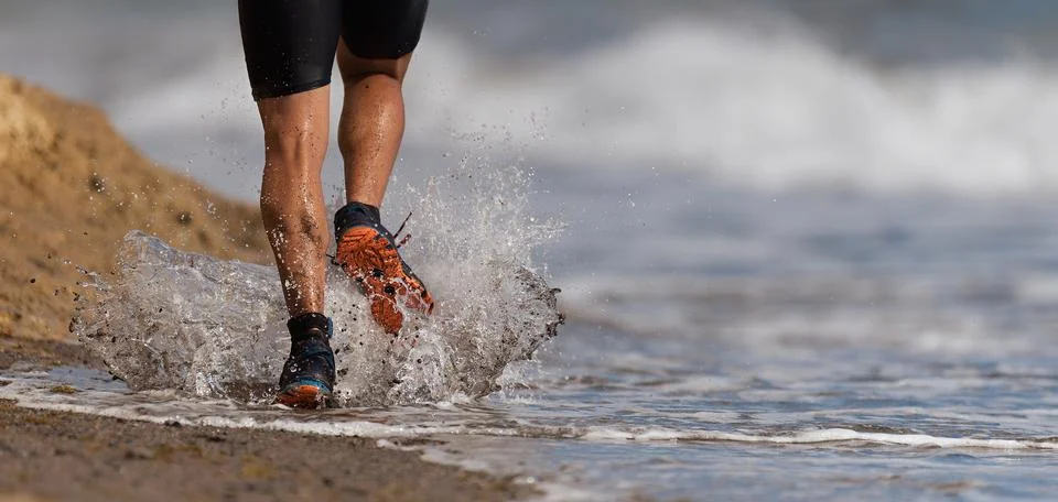 Athlete runner running Stock Photos