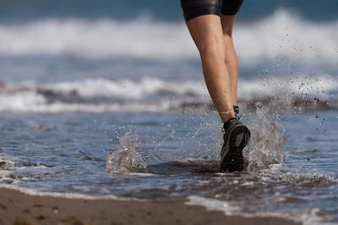 Athlete runner running Stock Photos